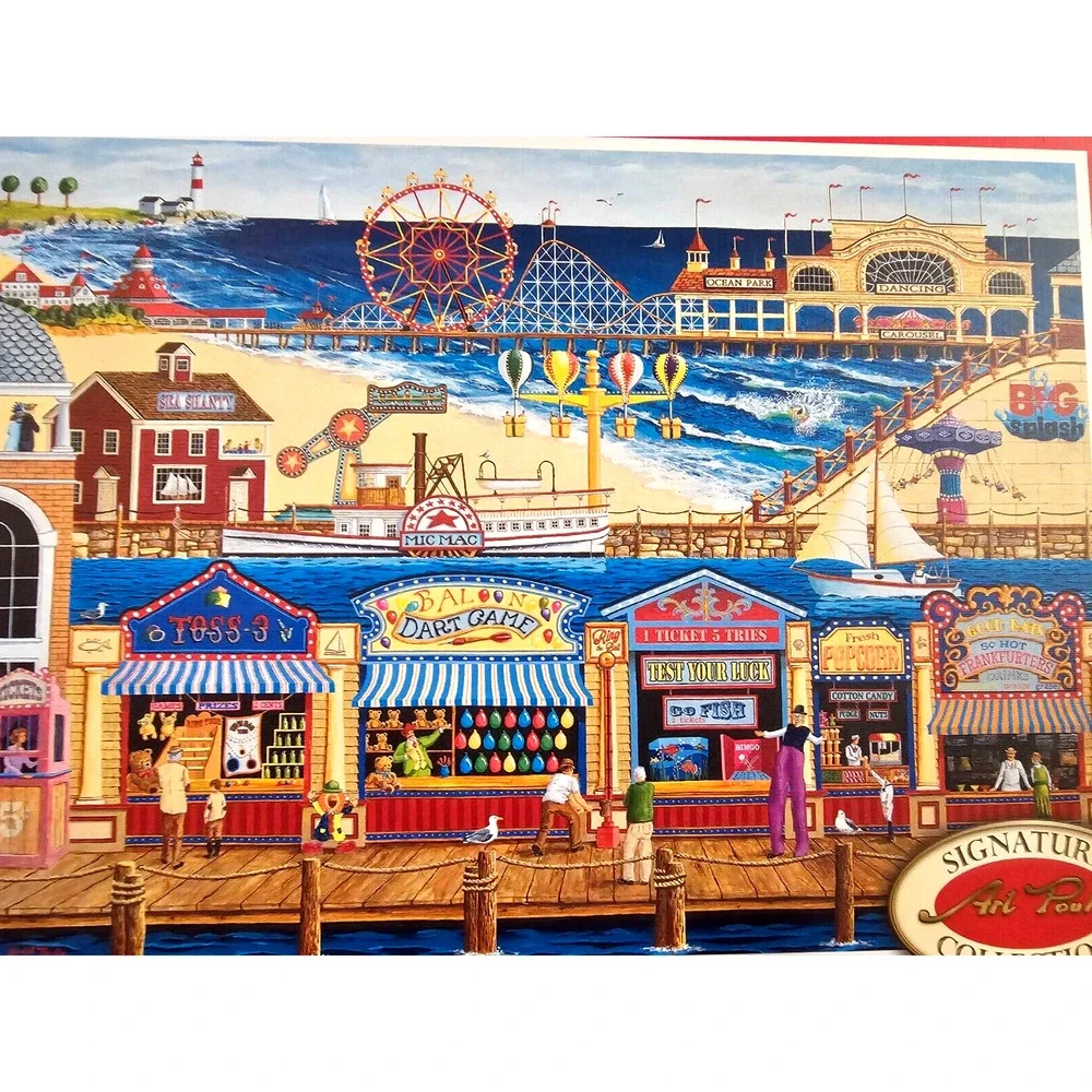 Master Pieces 2000pc Jigsaw Puzzle - Ocean Park - Art Poulin Collection